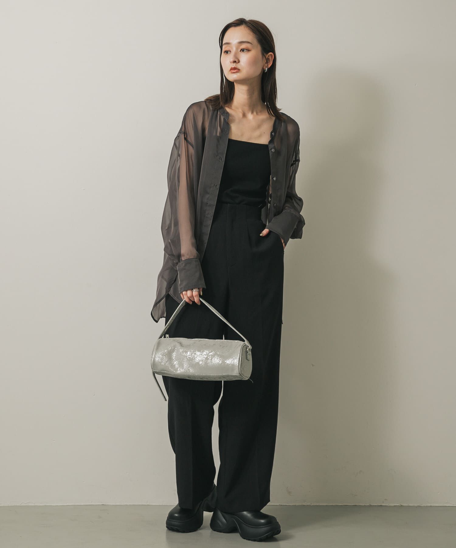 SENSE OF PLACE by URBAN RESEARCH「ハクプリントドラムバッグ」|ハンドバッグ|