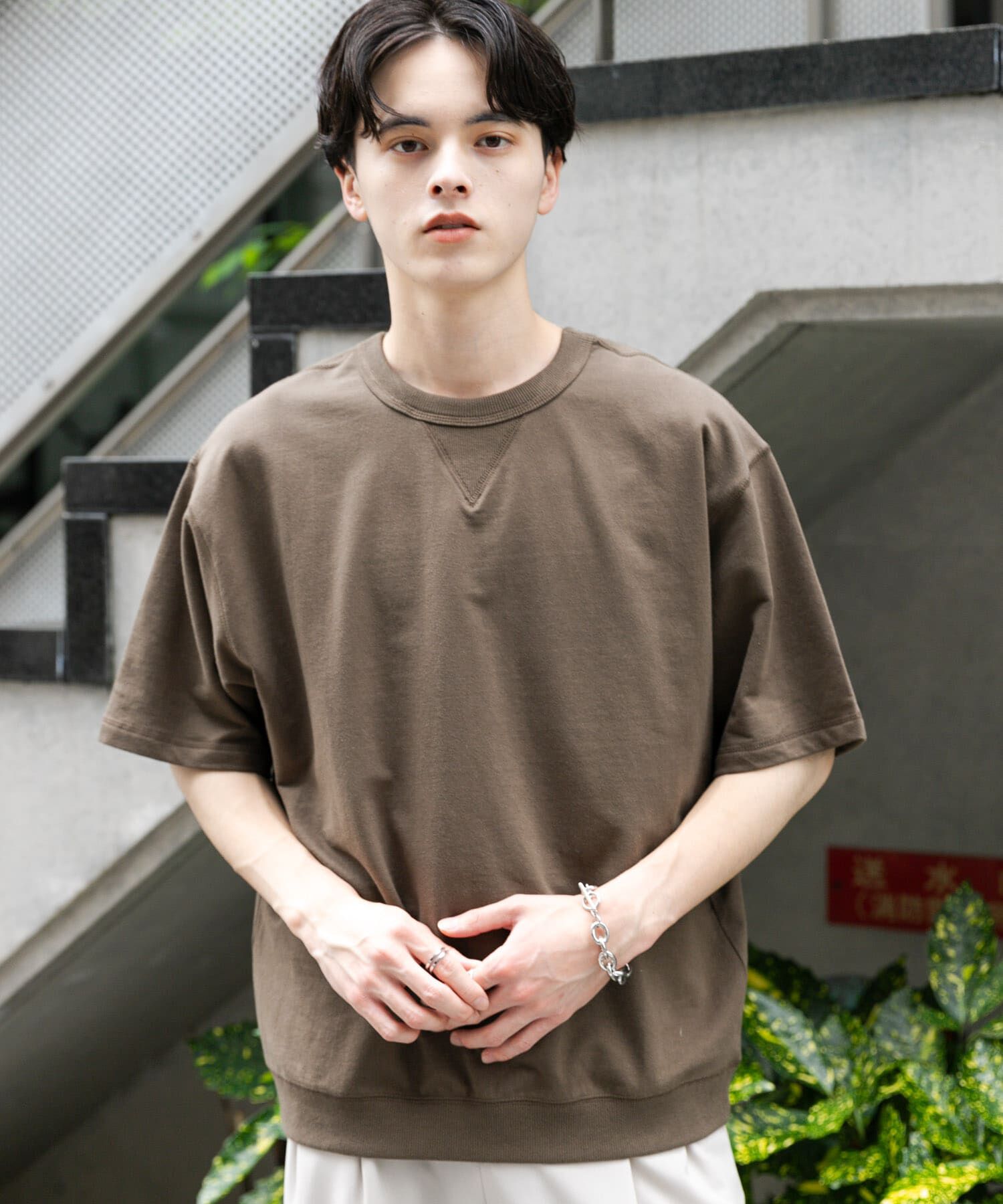 SENSE OF PLACE by URBAN RESEARCH「ライトスウェットショートスリーブTシャツ」|Tシャツ・カットソー|