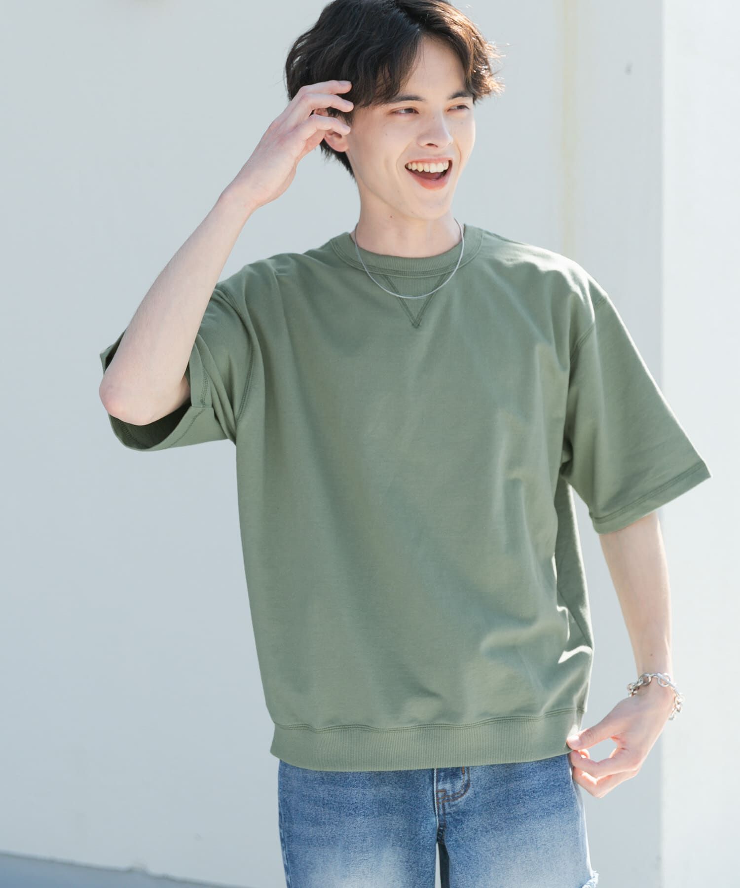 SENSE OF PLACE by URBAN RESEARCH「ライトスウェットショートスリーブTシャツ」|Tシャツ・カットソー|