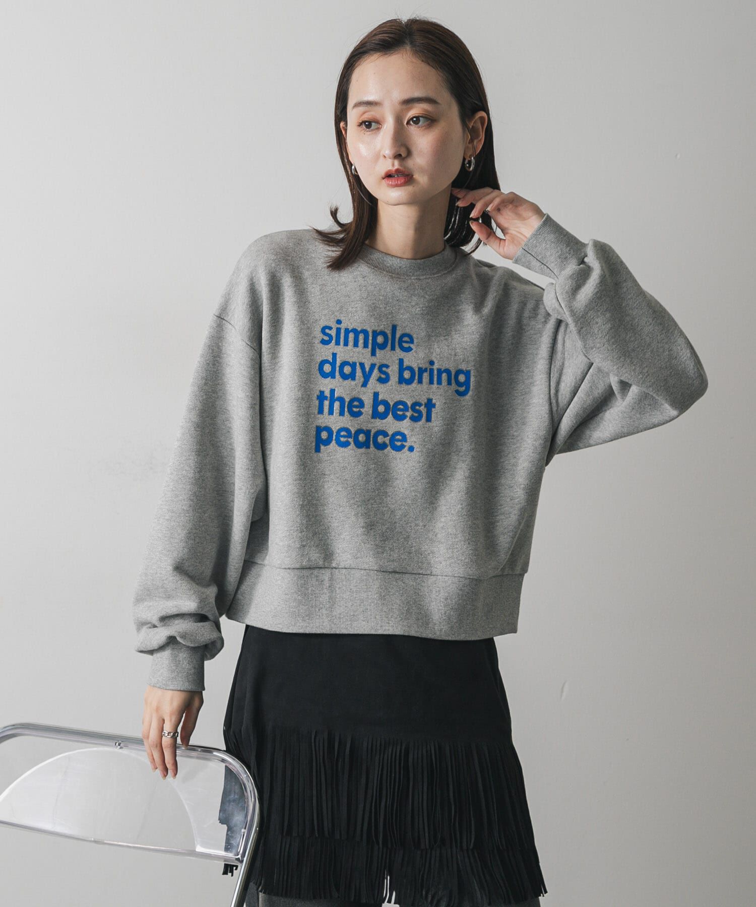 SENSE OF PLACE by URBAN RESEARCH「グラフィックルーズスウェット」|スウェット・ジャージ|