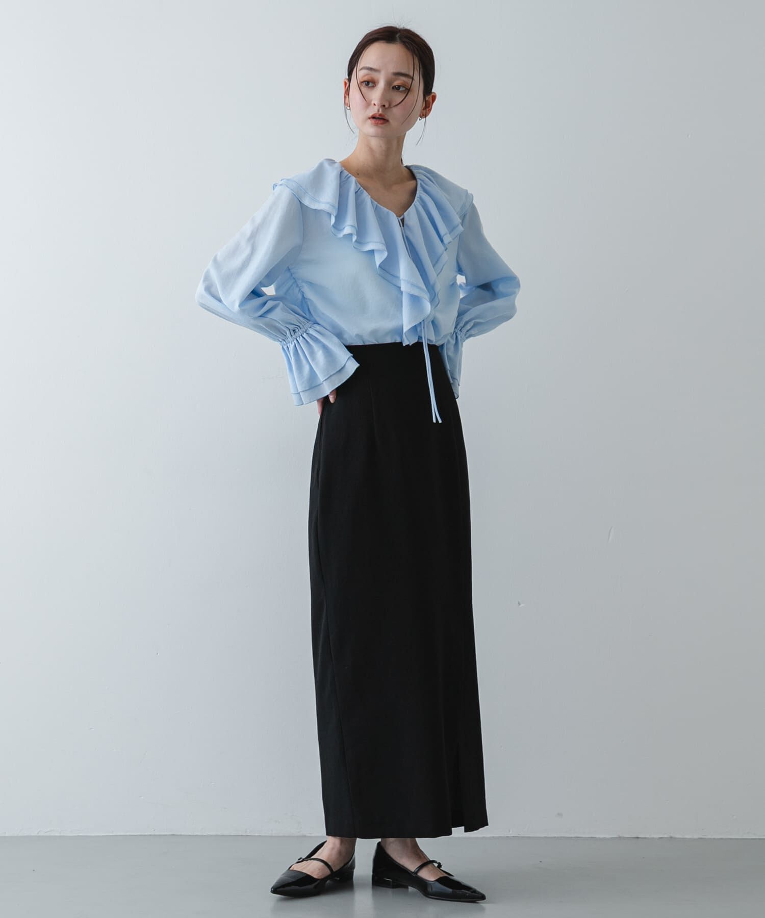 SENSE OF PLACE by URBAN RESEARCH「ラッフルブラウス」|シャツ・ブラウス|