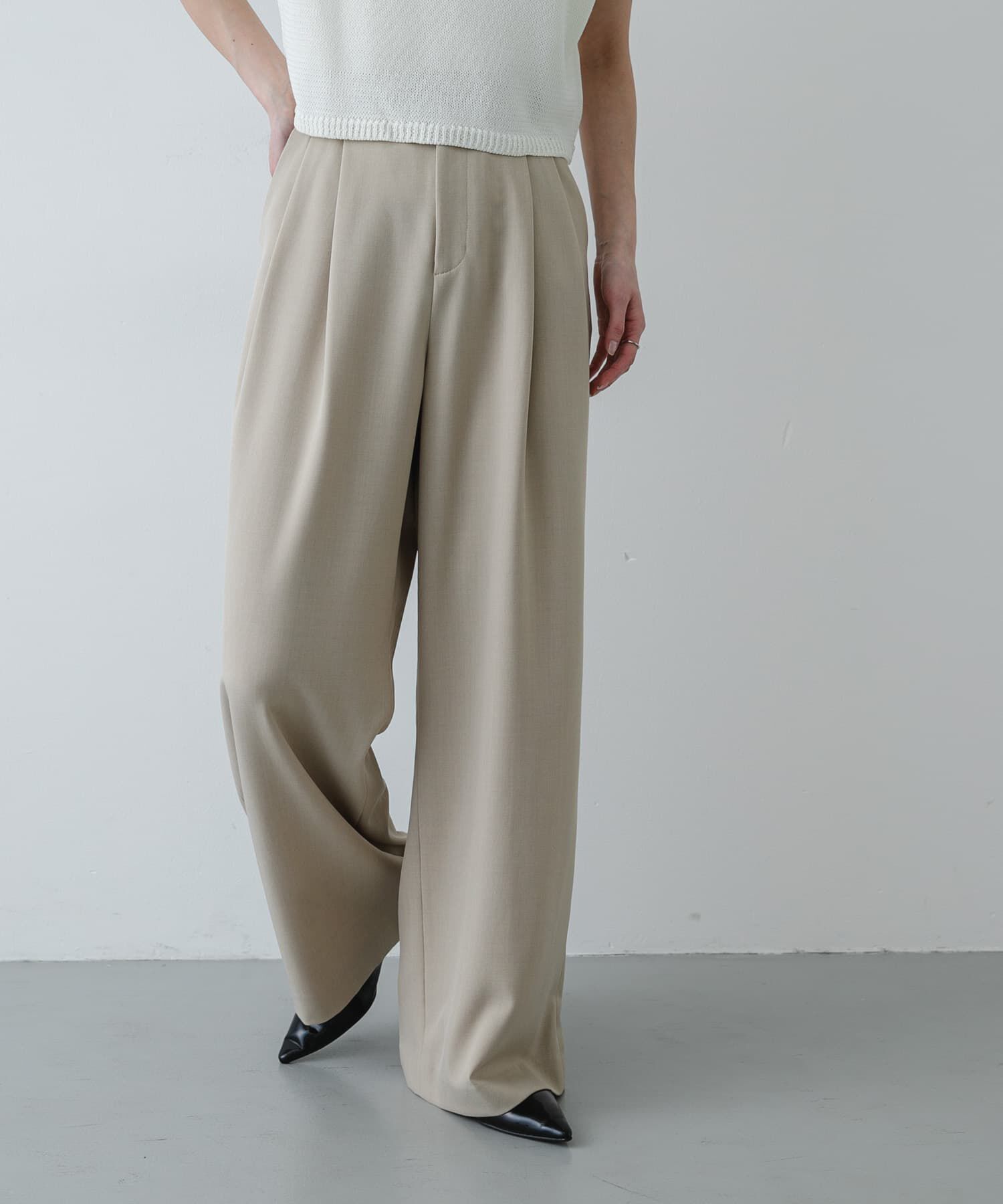 SENSE OF PLACE by URBAN RESEARCH「『イージーケア/速乾/UVカット/接触冷感』ツータックルーズスラックス」|その他|