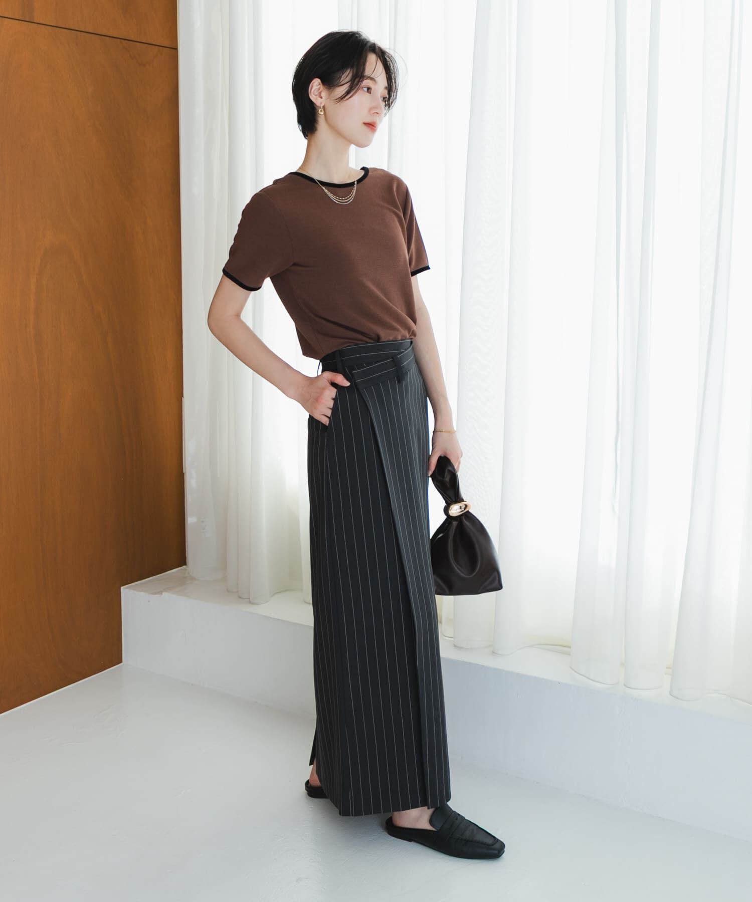 SENSE OF PLACE by URBAN RESEARCH「メタルツキキンチャクバッグ」|ハンドバッグ|