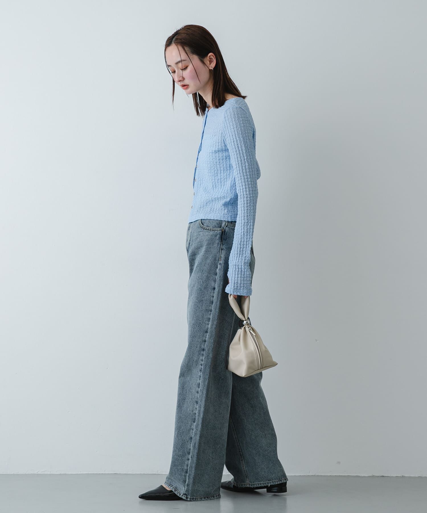 SENSE OF PLACE by URBAN RESEARCH「メタルツキキンチャクバッグ」|ハンドバッグ|