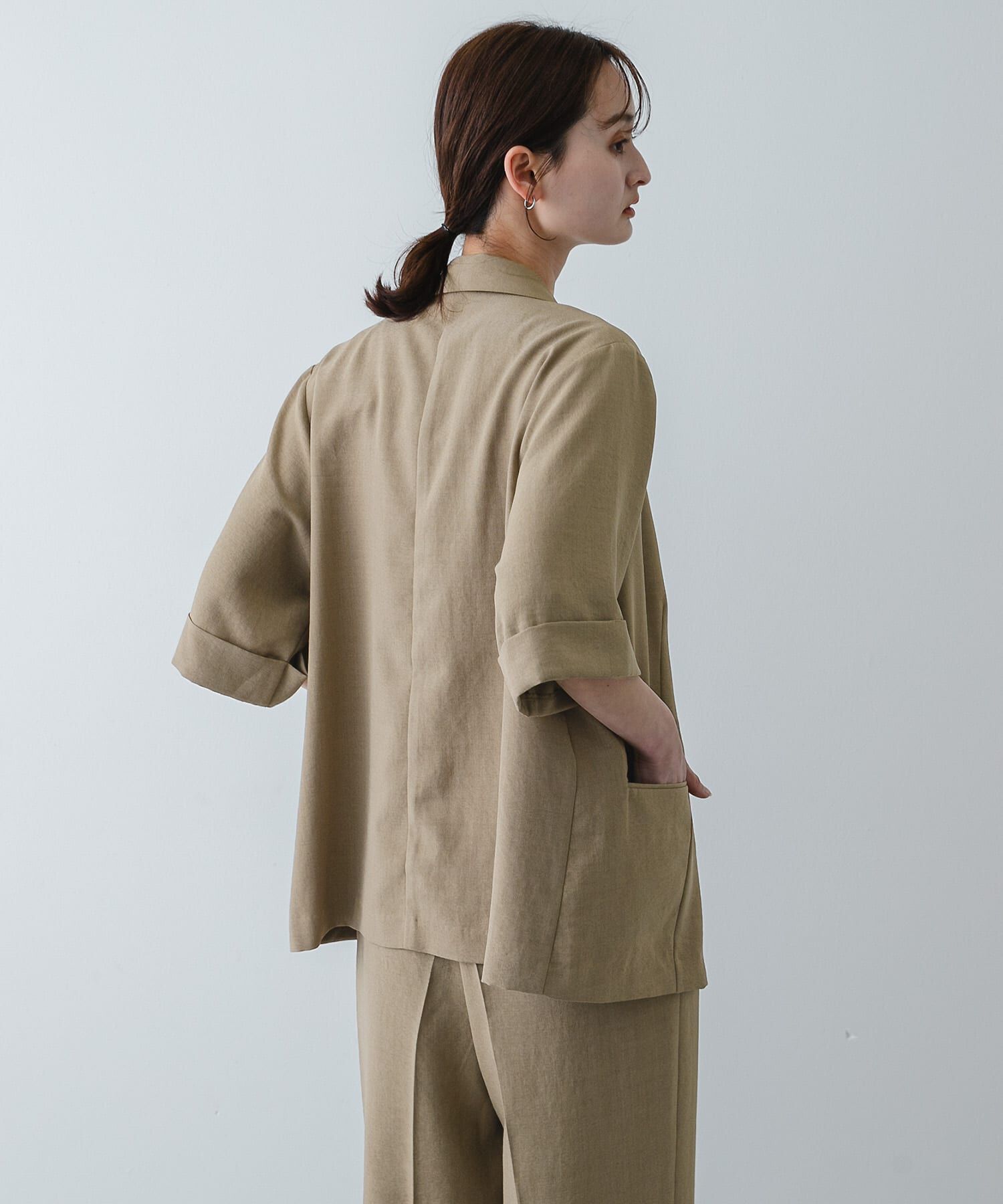 SENSE OF PLACE by URBAN RESEARCH「『UR TECH DRYLUXE』リネンライクジャケット」|その他|