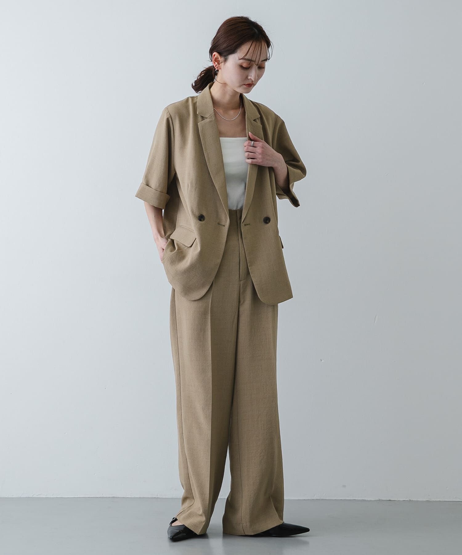 SENSE OF PLACE by URBAN RESEARCH「『UR TECH DRYLUXE』リネンライクジャケット」|その他|