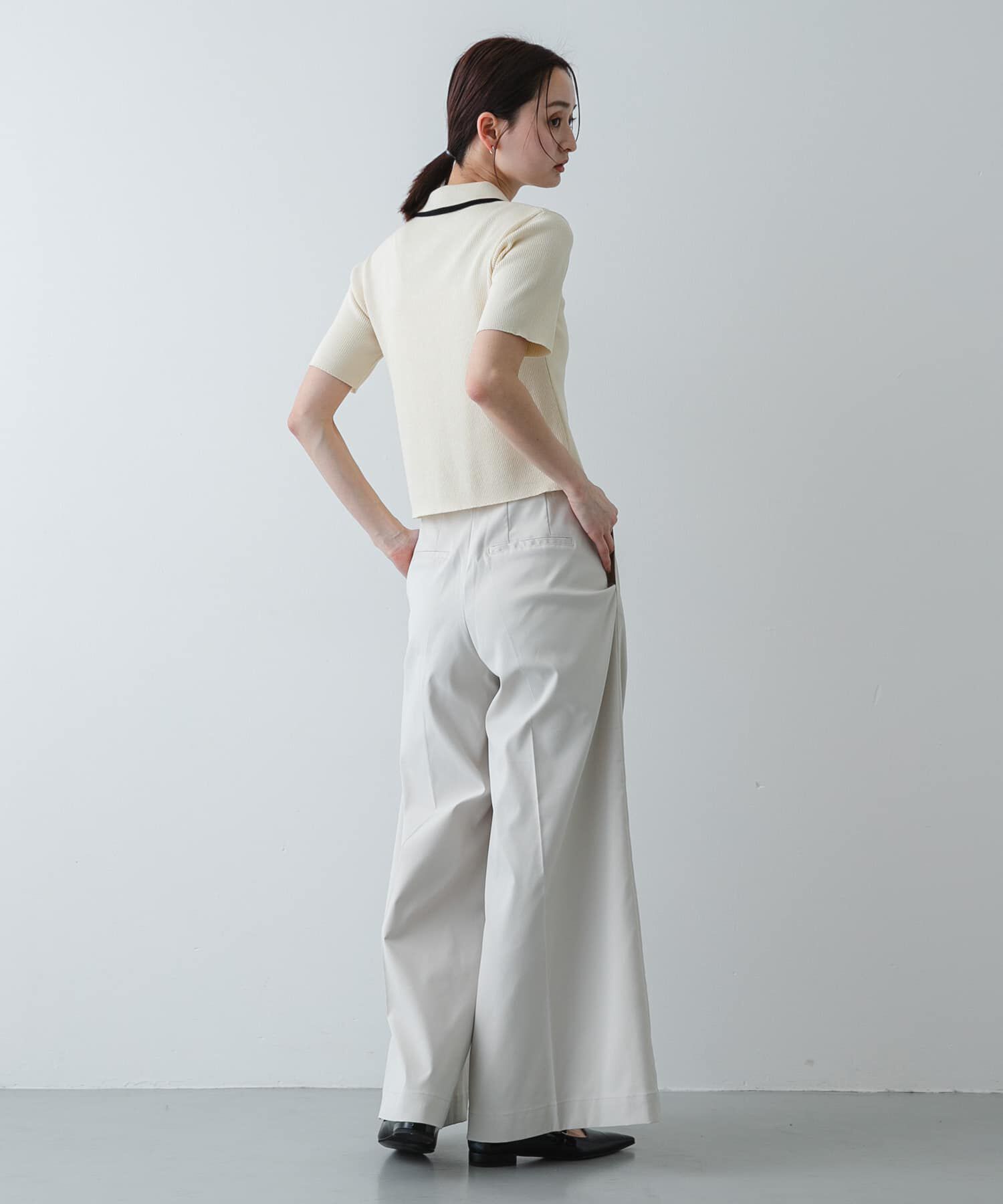 SENSE OF PLACE by URBAN RESEARCH「バイカラーエリツキホックニット」|ニット・セーター|