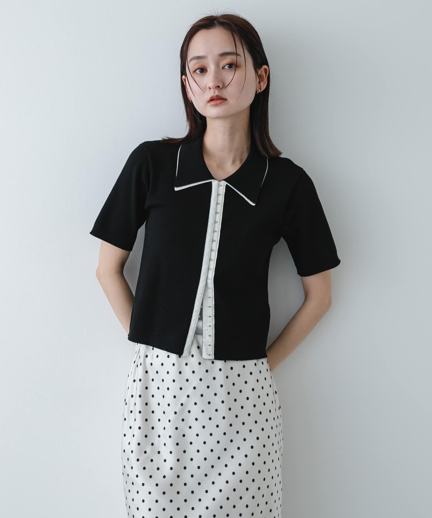 SENSE OF PLACE by URBAN RESEARCH「バイカラーエリツキホックニット」|ニット・セーター|