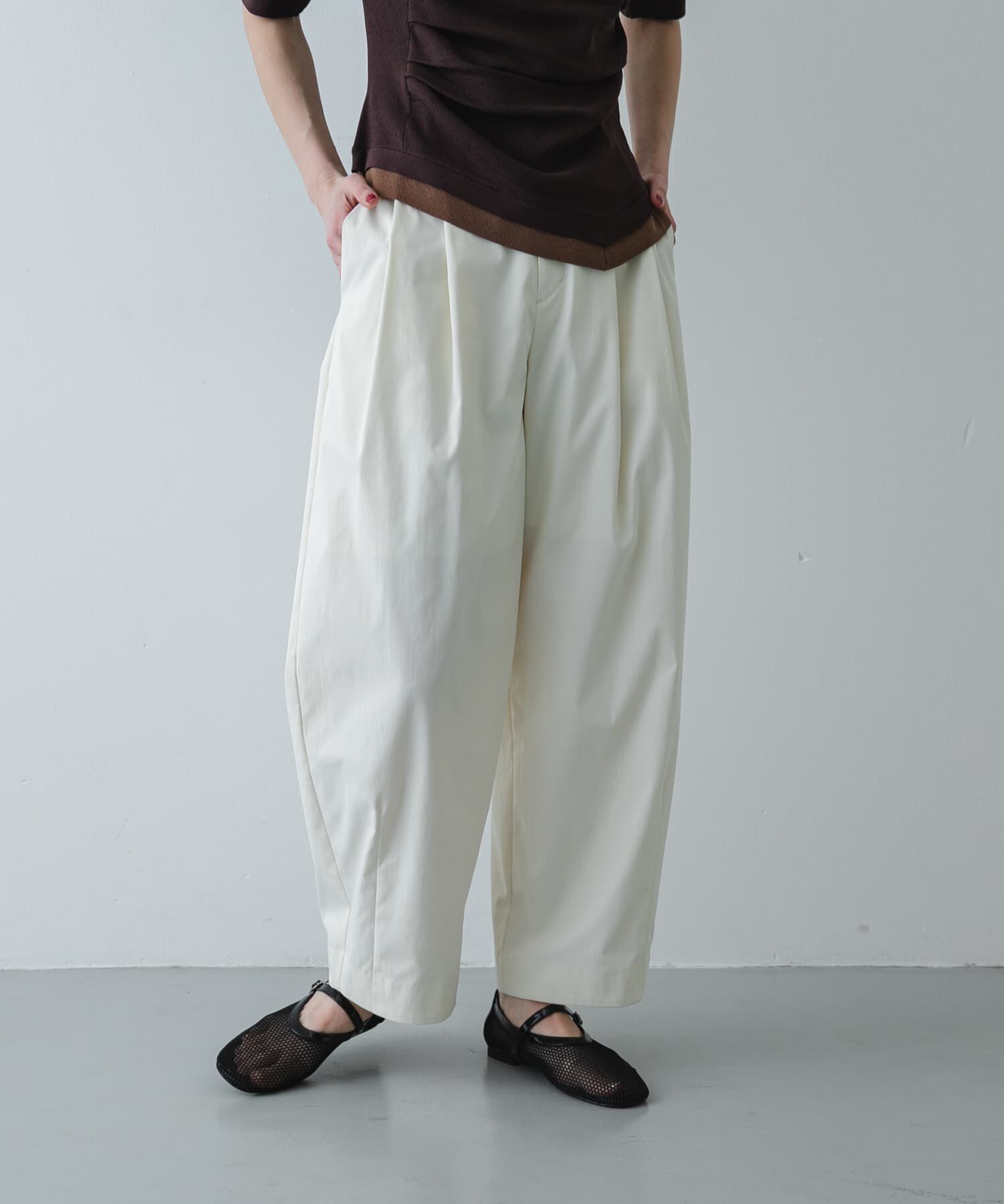 SENSE OF PLACE by URBAN RESEARCH「コクーンパンツ」|その他|アイボリー