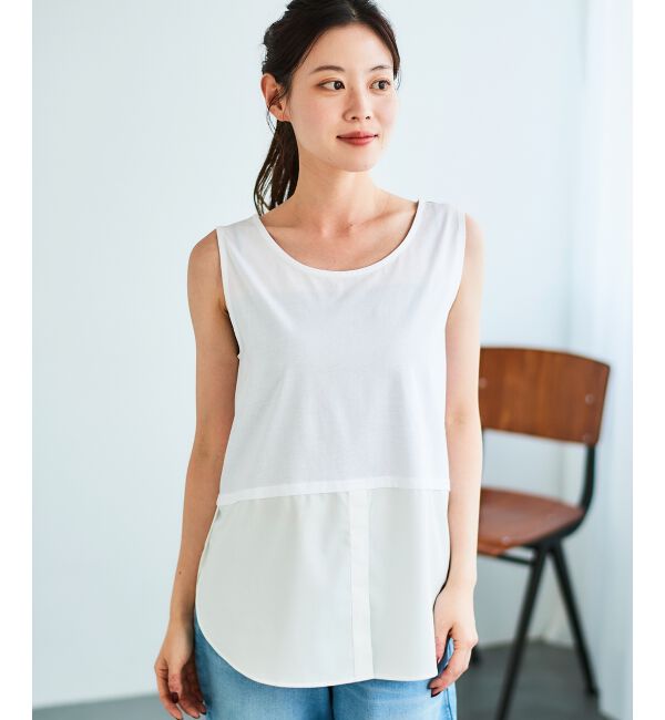 le.coeur blanc「レイヤードタンク」|タンクトップ|