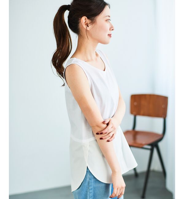 le.coeur blanc「レイヤードタンク」|タンクトップ|