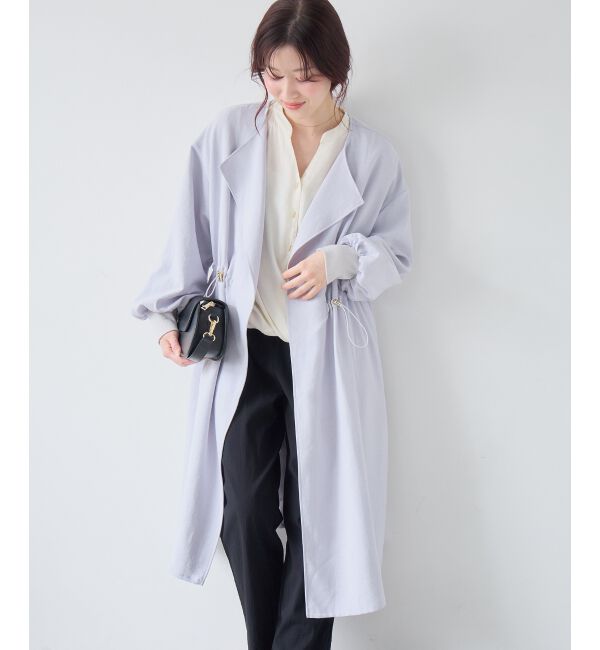  「タンブラーオックスノーカラーコート」|ノーカラーコート|