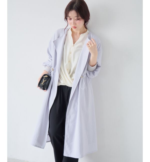  「タンブラーオックスノーカラーコート」|ノーカラーコート|