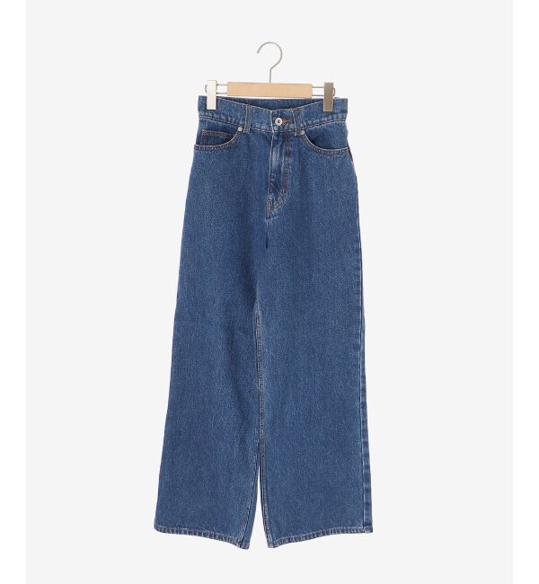 MAJESTICLEGON「ウォッシュデニムワイドパンツ」|デニム|