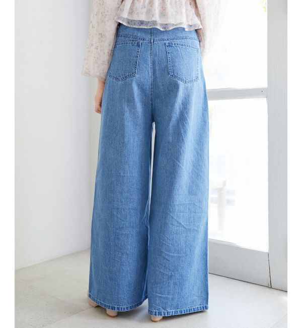  「タックワイドデニム」|デニム|