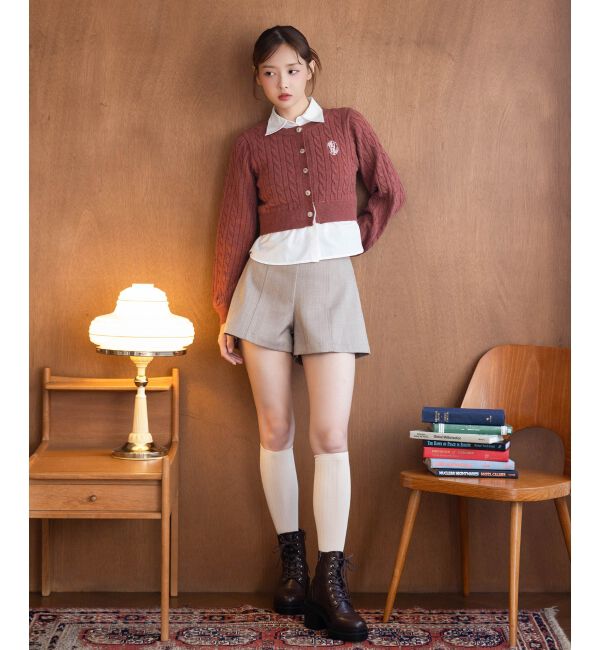 MAJESTICLEGON「シャツドッキングニット」|ニット・セーター|