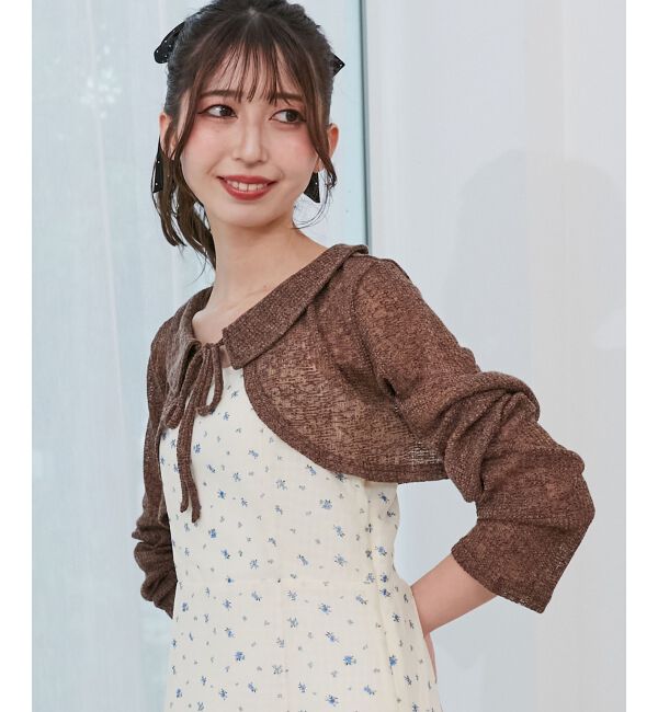  「ショートボレロセットキャミワンピース」|ワンピース|