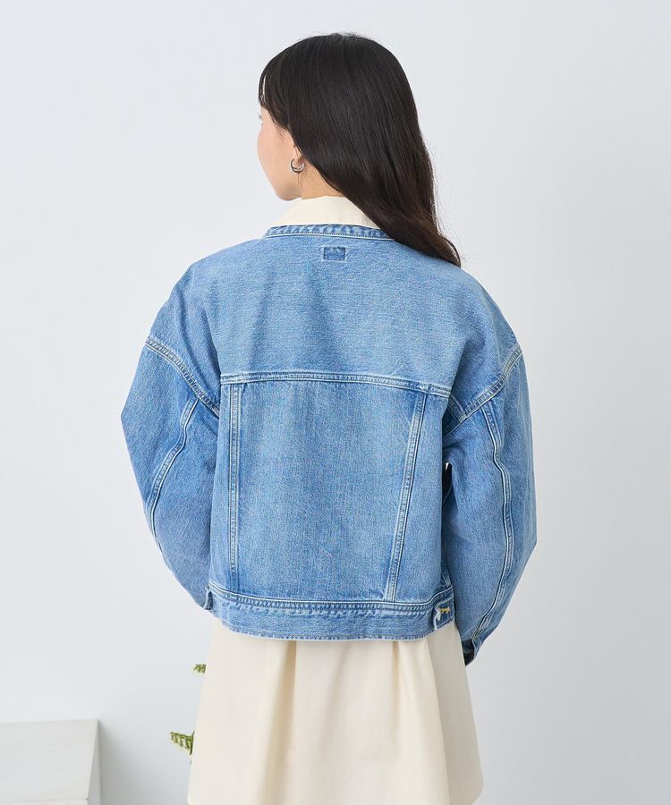 earth music&ecology「Lee &times; e.m.a.e. ライダース ノーカラージャケット」|テーラードジャケット|