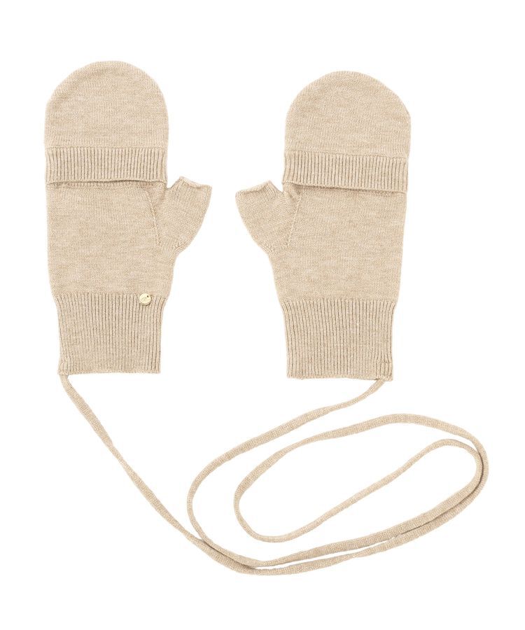 earth music&ecology「チャーム付きニットミトン」|その他|