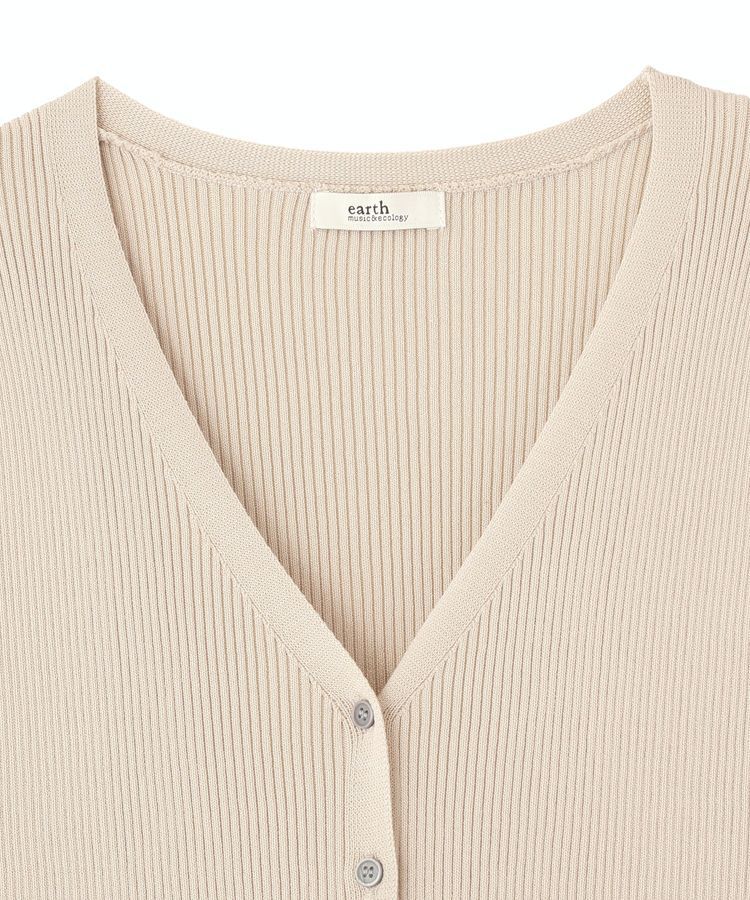 earth music&ecology「Vネックニットワンピース」|ワンピース|