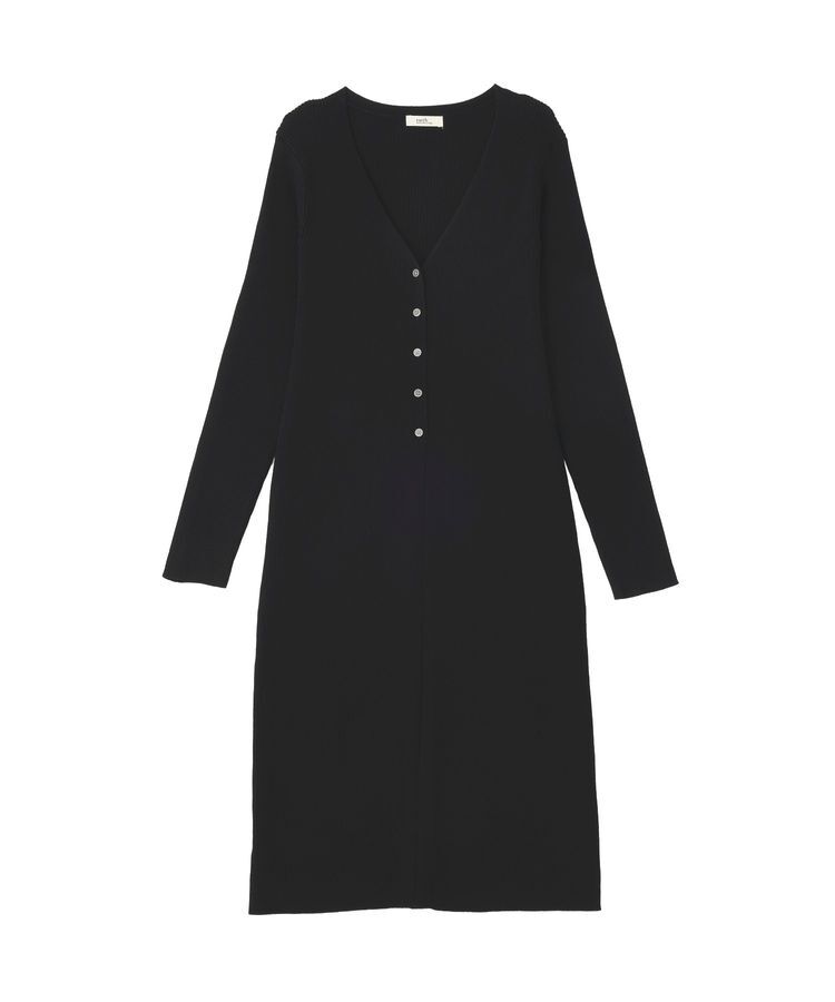 earth music&ecology「Vネックニットワンピース」|ワンピース|