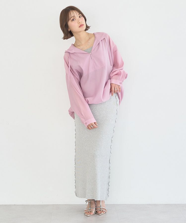 earth music&ecology「アノラックフーディ」|シャツ・ブラウス|