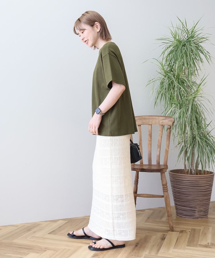 AMERICAN HOLIC「ワッフル半袖プルオーバー」|Tシャツ・カットソー|