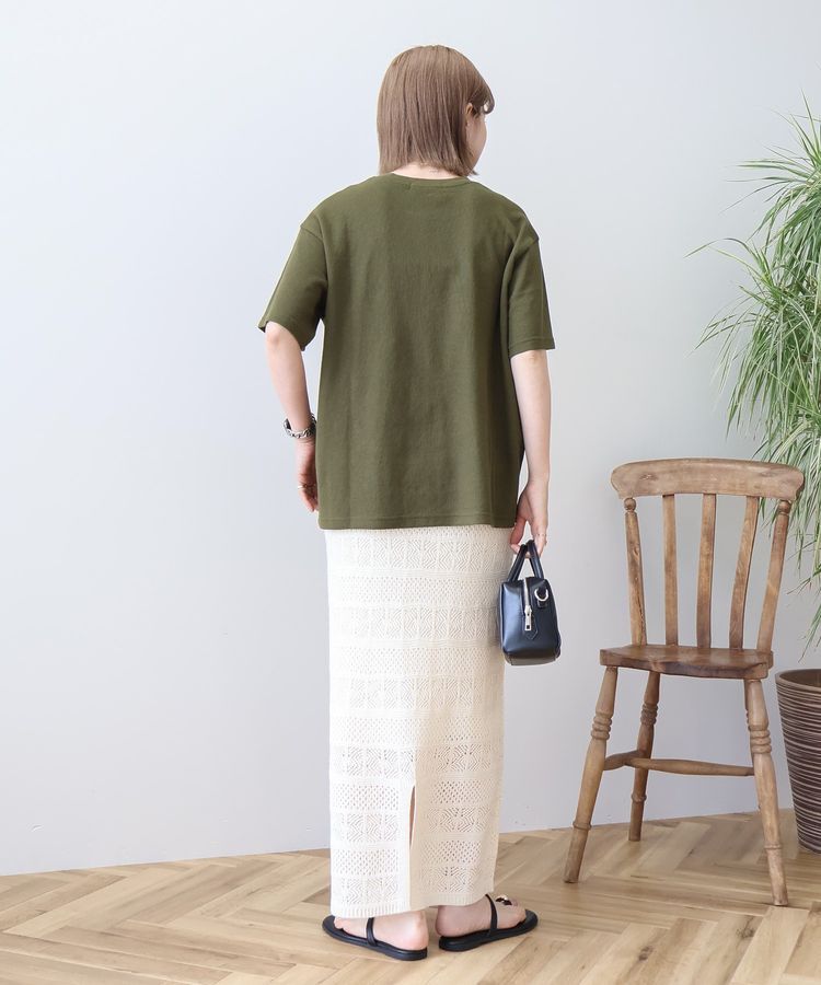 AMERICAN HOLIC「ワッフル半袖プルオーバー」|Tシャツ・カットソー|