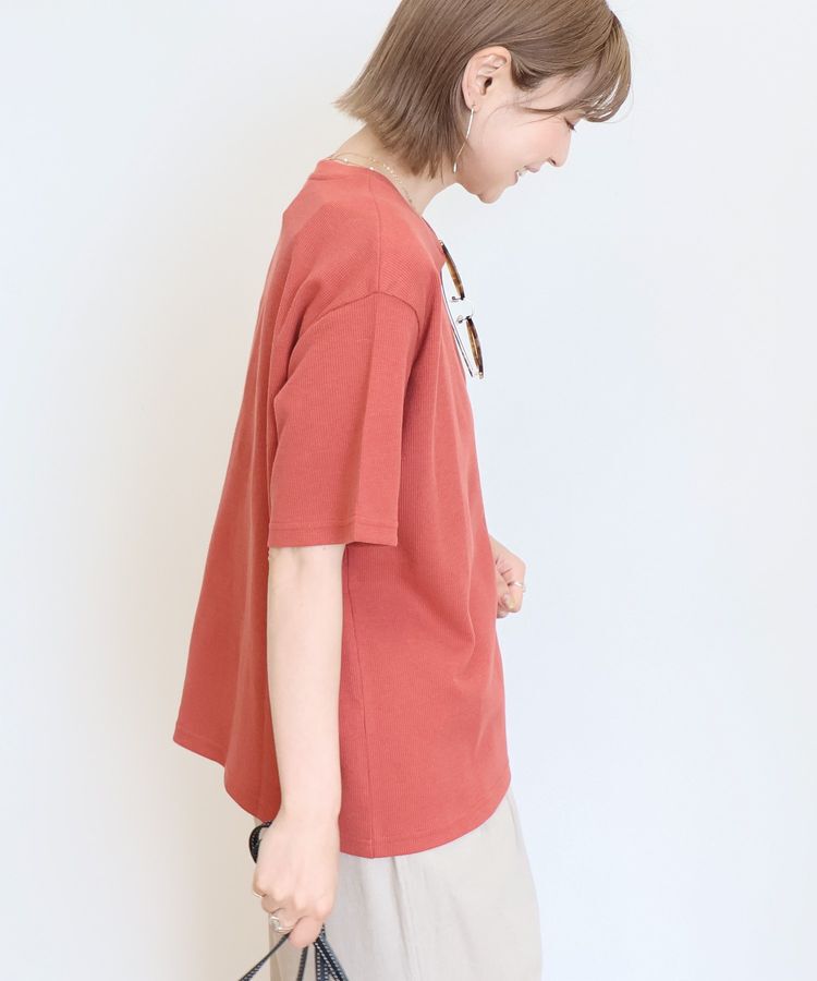 AMERICAN HOLIC「ワッフル半袖プルオーバー」|Tシャツ・カットソー|