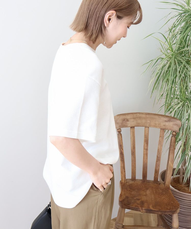 AMERICAN HOLIC「ワッフル半袖プルオーバー」|Tシャツ・カットソー|