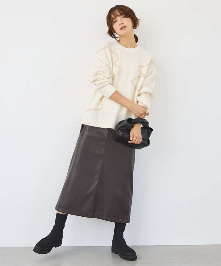 AMERICAN HOLIC「Wポケットフェイクレザースカート」|スカート|