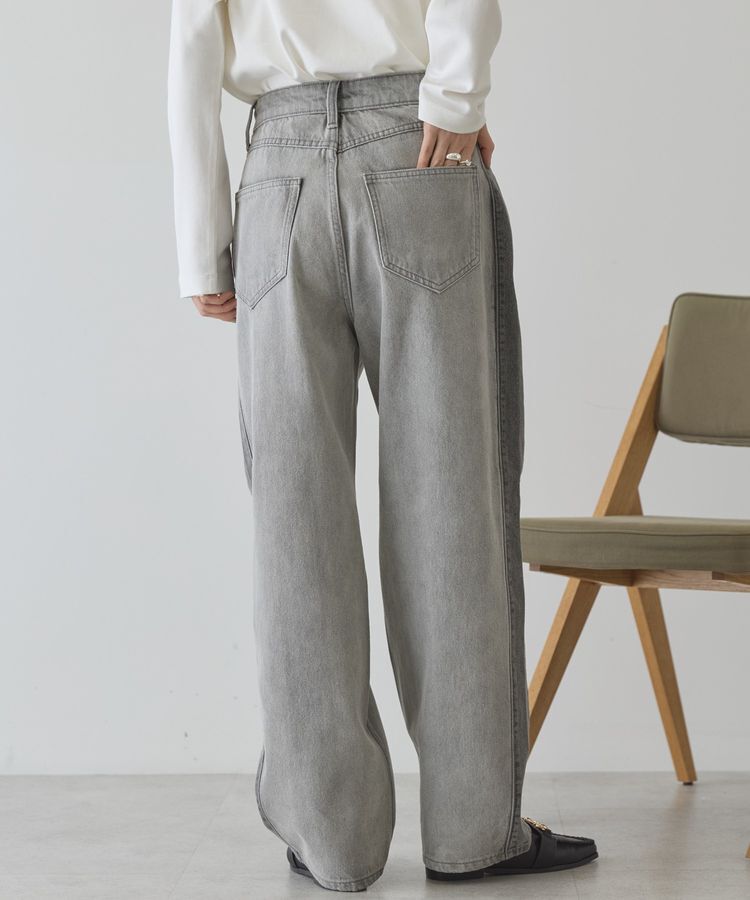 AMERICAN HOLIC「カーブデニムパンツ」|デニム|