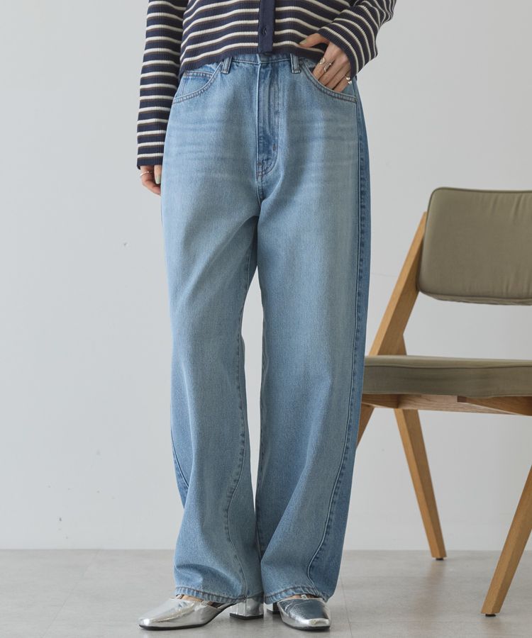 AMERICAN HOLIC「カーブデニムパンツ」|デニム|