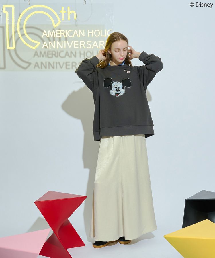 AMERICAN HOLIC「【Mickey&Friends】ビンテージ風スウェット」|スウェット・ジャージ|