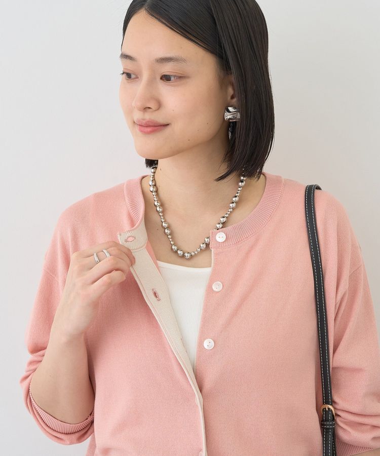 AMERICAN HOLIC「配色シアーカーディガン」|カーディガン|