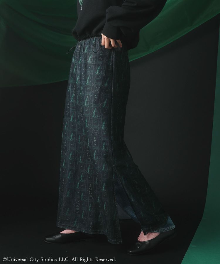 Green Parks「■WICKED パターンシアースカート」|タイト|