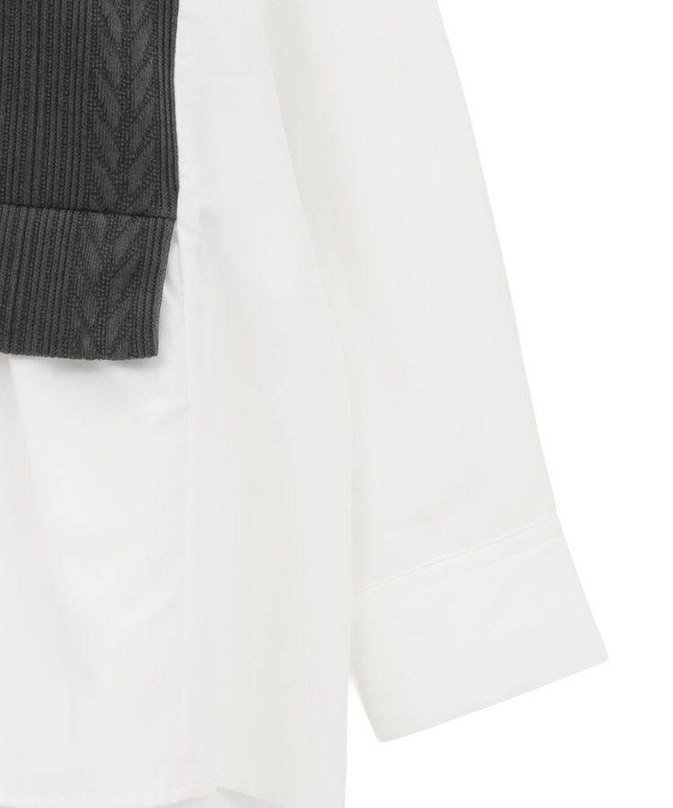 Green Parks「カットモールドッキングシャツチュニック」|チュニック|