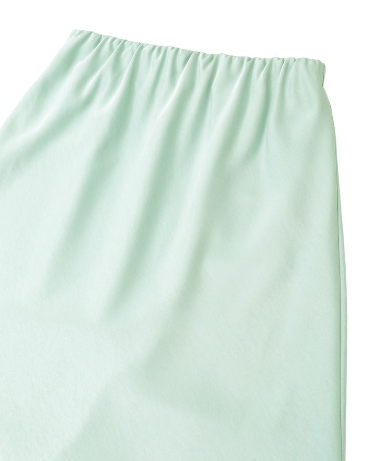 YECCA VECCA「サテンフレアスカート」|フレア|