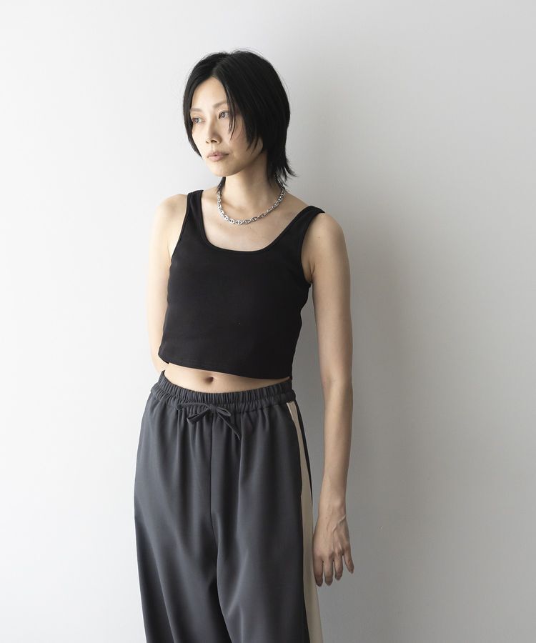 GARAGE OF GOOD CLOTHING「【日本製】FANCTIONALフライスショートタンクトップ」|インナー|Black