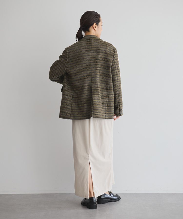 GARAGE OF GOOD CLOTHING「ベロアIラインロングスカート」|タイト|