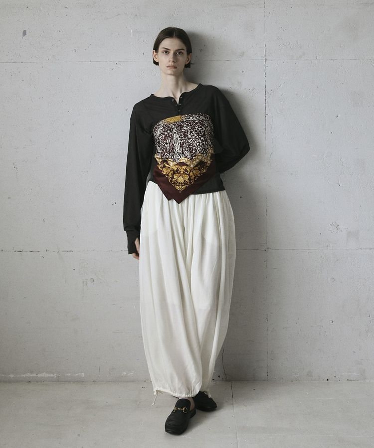 GARAGE OF GOOD CLOTHING「両面プリントスターアラベスクスカーフ」|バンダナ・スカーフ|