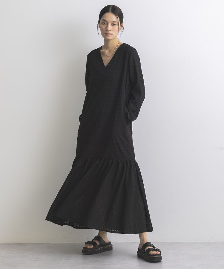 GARAGE OF GOOD CLOTHING「【TORRAZZO DONNA】Sheer JQ Dress」|ワンピース|