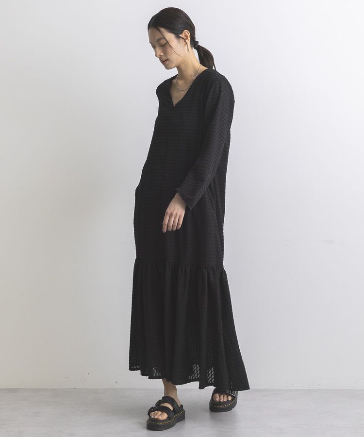 GARAGE OF GOOD CLOTHING「【TORRAZZO DONNA】Sheer JQ Dress」|ワンピース|