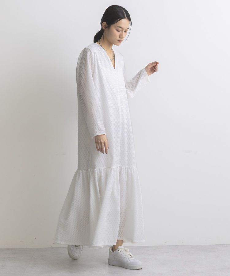 GARAGE OF GOOD CLOTHING「【TORRAZZO DONNA】Sheer JQ Dress」|ワンピース|