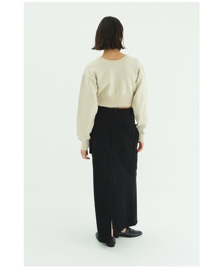 GARAGE OF GOOD CLOTHING「【CLANE】CIRCLE CUT SWEAT SKIRT」|タイト|