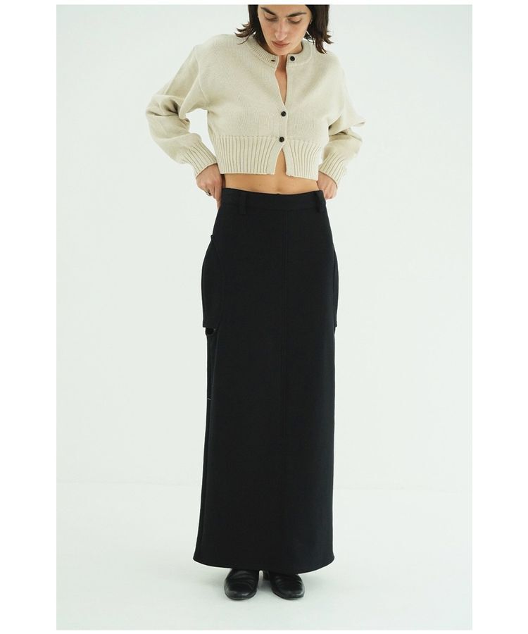 GARAGE OF GOOD CLOTHING「【CLANE】CIRCLE CUT SWEAT SKIRT」|タイト|