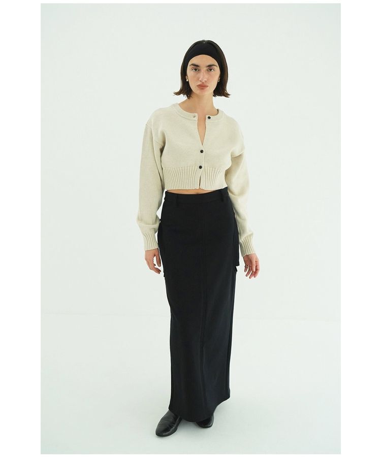 GARAGE OF GOOD CLOTHING「【CLANE】CIRCLE CUT SWEAT SKIRT」|タイト|