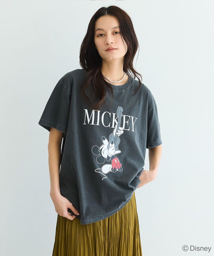 GARAGE OF GOOD CLOTHING「【GOOD ROCK SPEED】Mickey Mouse/Guitar T」|Tシャツ・カットソー|Charcoal Gray
