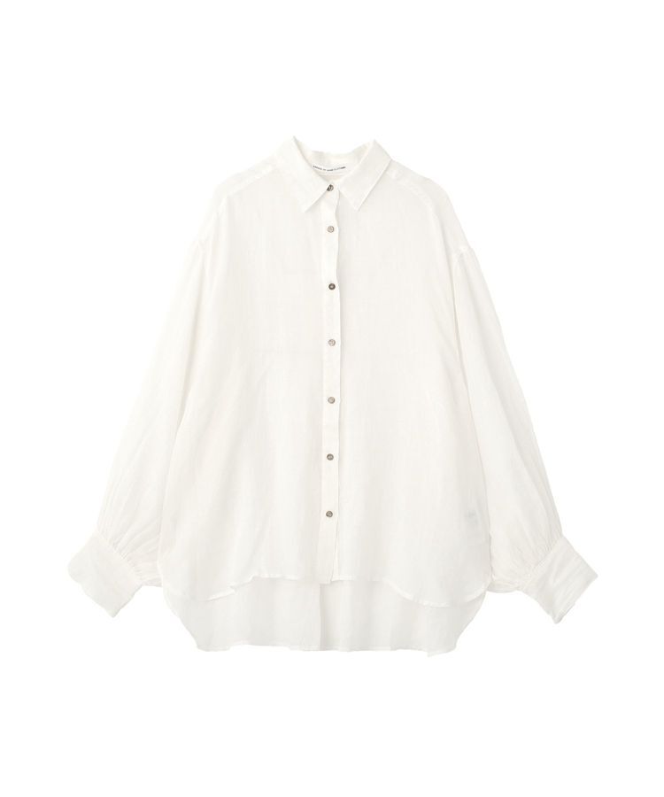 GARAGE OF GOOD CLOTHING「リネンギャザースリーブブラウス」|シャツ・ブラウス|