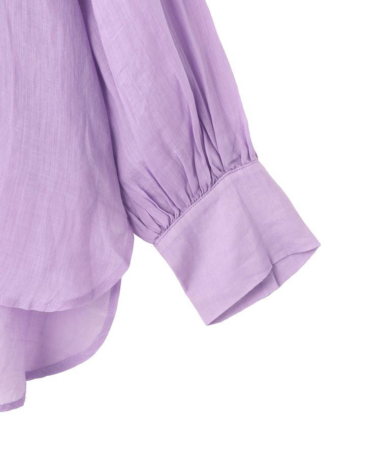 GARAGE OF GOOD CLOTHING「リネンギャザースリーブブラウス」|シャツ・ブラウス|